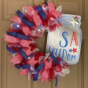 USA Patriotic Wreath